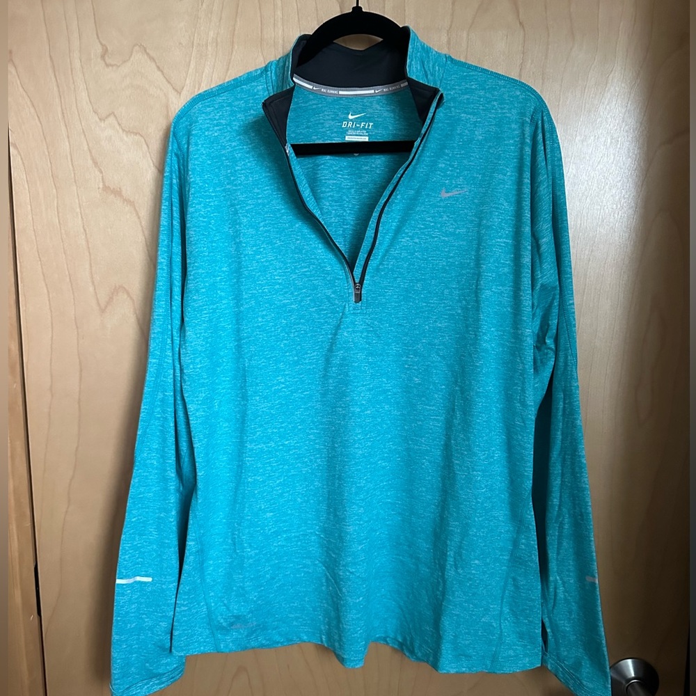 Turquoise Nike Dri-Fit Longsleeve Running Top XL
